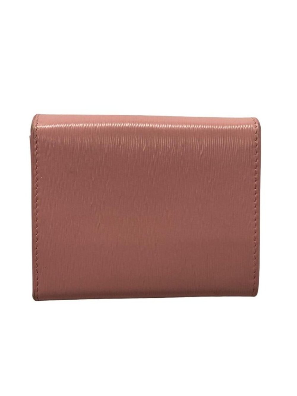 Prada Trifold Wallet 1 Mh176 Pink Leather - Picture 2 of 7